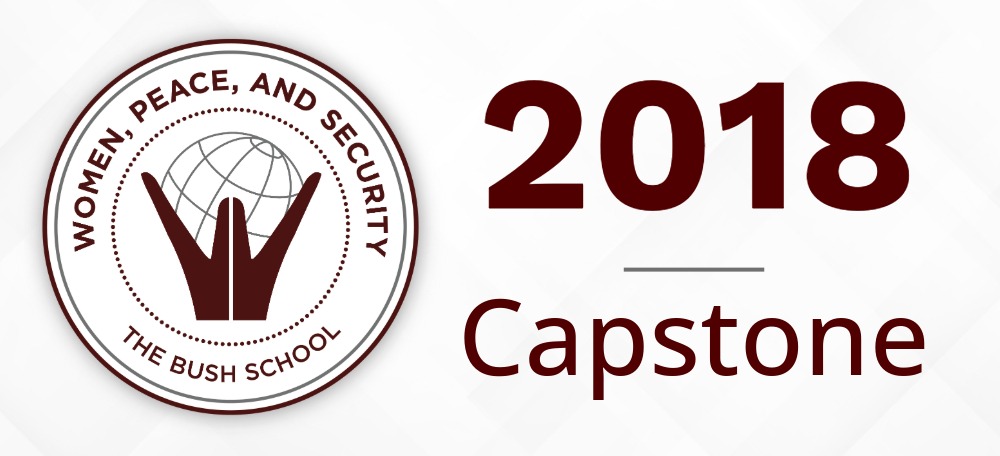 Women, Peace, and Security 2018 Capstone