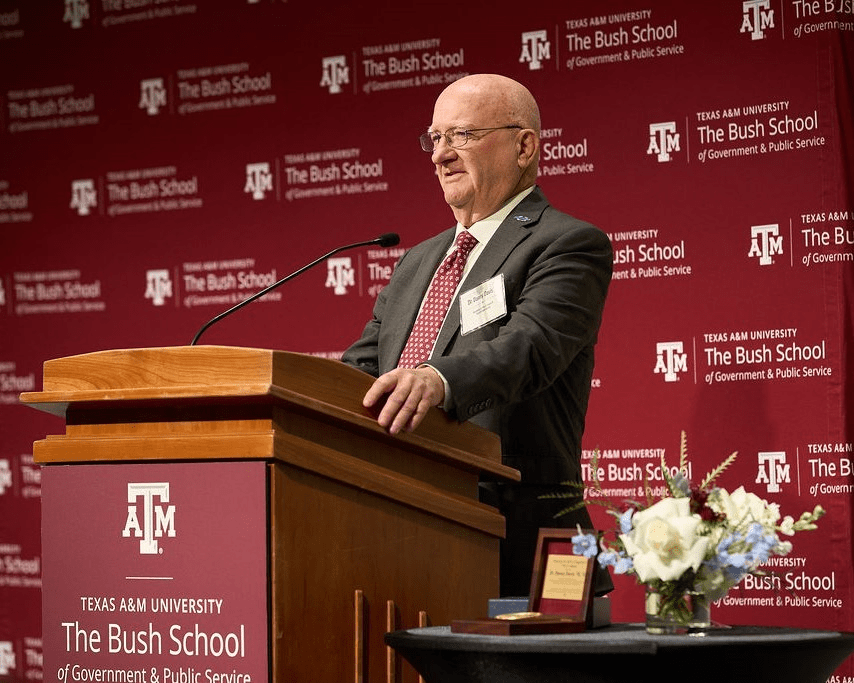 Dr. Danny Davis at the podium