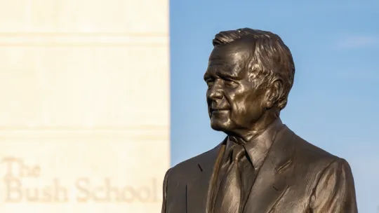 Image of bush statue