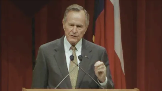 President Bush speaking